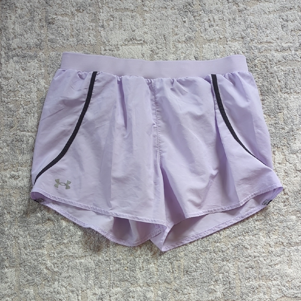 Under Armour Light Purple Athletic Shorts Size Medium